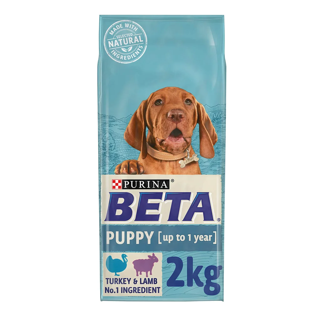 BETA Puppy Dry Dog Food Turkey And Lamb 2kg Image 1