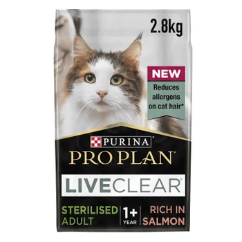 LIVECLEAR® cat-allergen reducing food Sterilised Adult Salmon 2.8KG