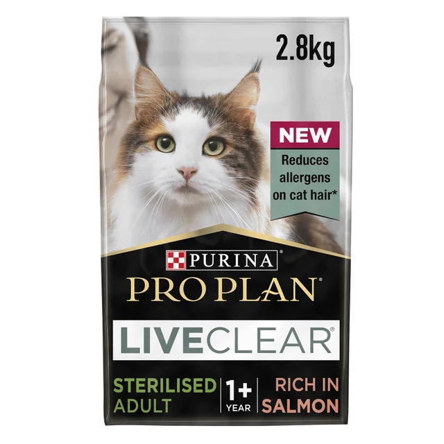 LIVECLEAR® cat-allergen reducing food Sterilised Adult Salmon 2.8KG