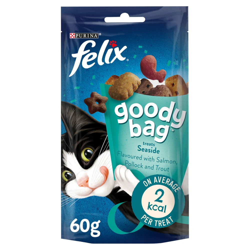 Felix Goody Bag Cat Treats - Seaside Mix - 60g Image 1