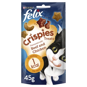 Felix Crispies Cat Treats Beef and Chicken 45g