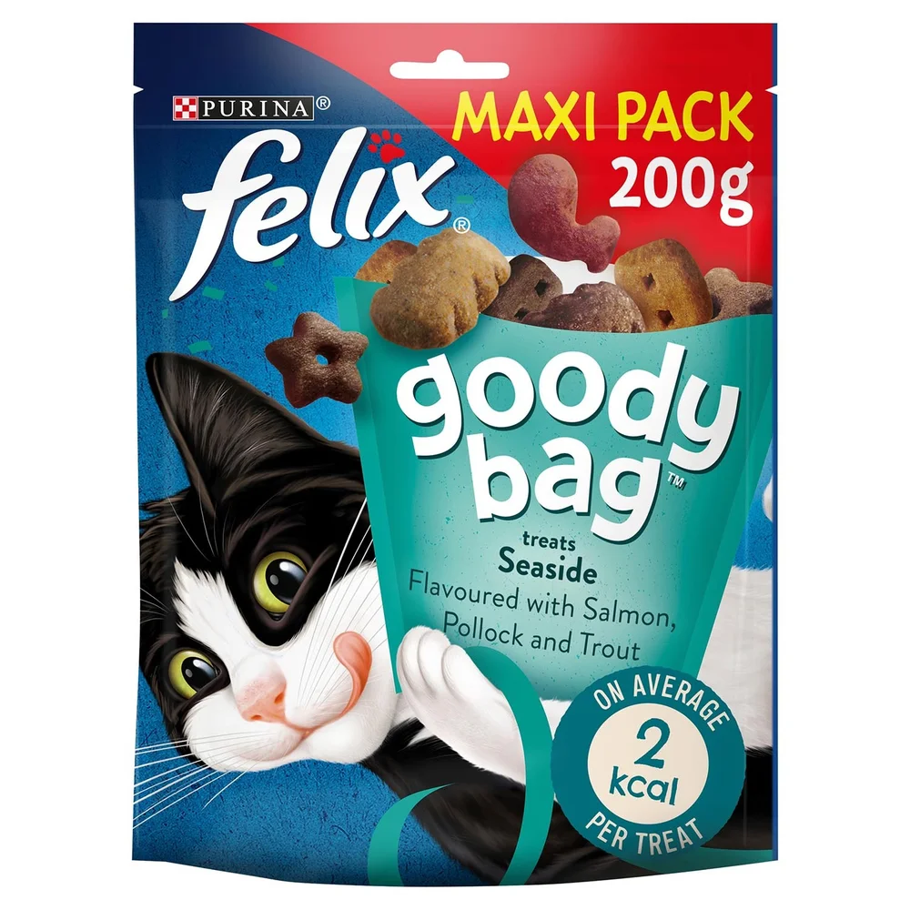 Felix Goody Bag Cat Treats Seaside Mix 200g Image 1