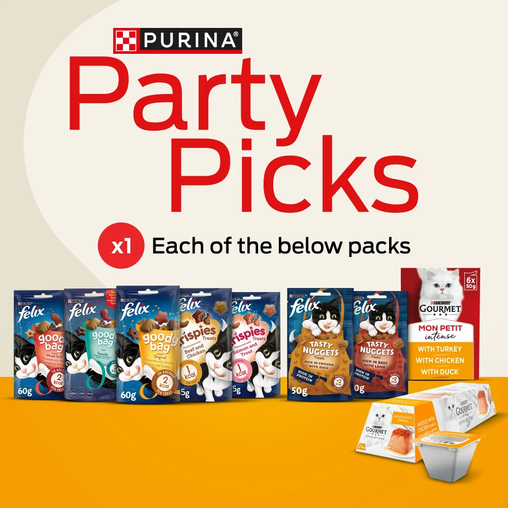 Party Picks Pre-Mixed Bundle Adult Dry & Wet Cat Food Image 1