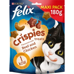 Felix Crispies Cat Treats Beef & Chicken 180g