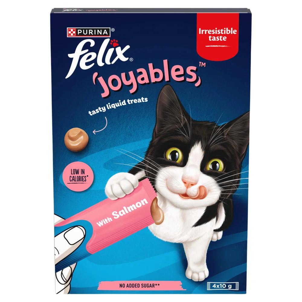 FELIX Joyables Salmon Liquid Cat Treat 4x10g Image 1