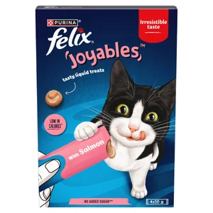 FELIX Joyables Salmon Liquid Cat Treat 4x10g