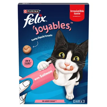 FELIX Joyables Salmon Liquid Cat Treat 4x10g