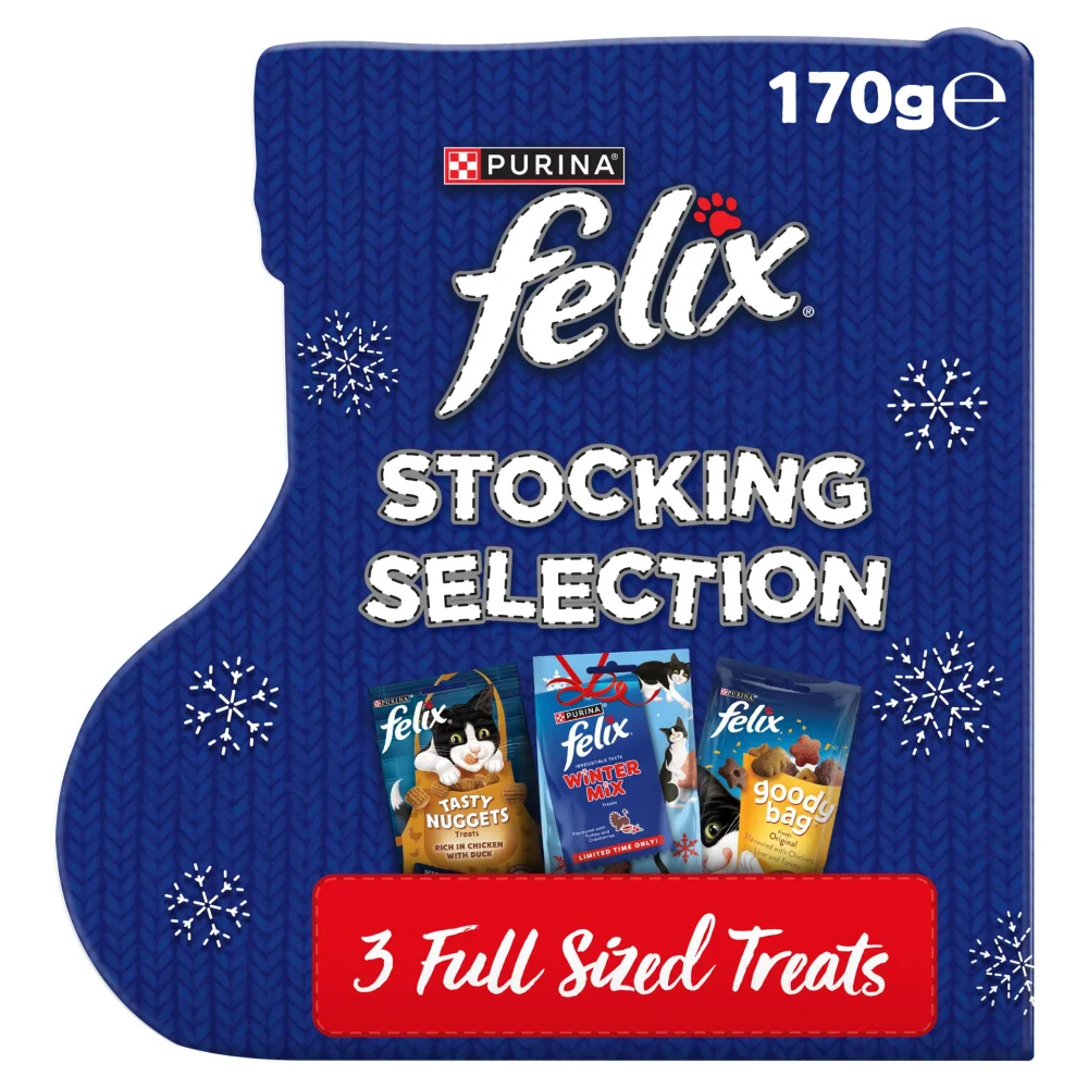 FELIX Cat Treats Christmas Stocking 170g Image 1