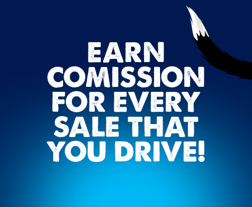 Earn commission for every sale that you drive