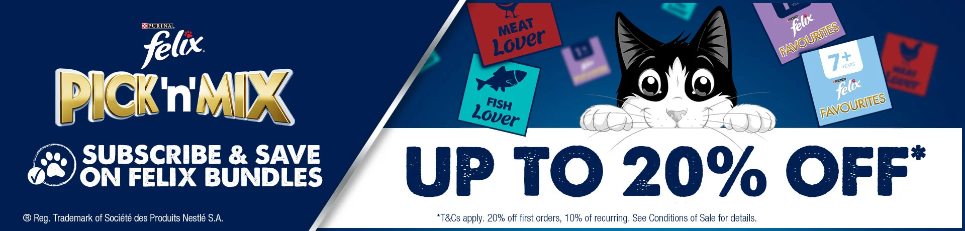 Felix Pick 'n' Mix Subscribe & Save on Felix Bundles | Up to 20% off*