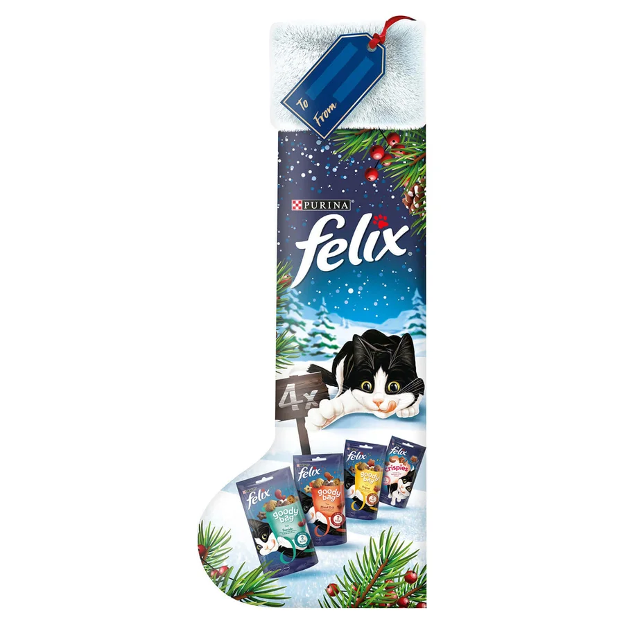 Felix Cat Treats Christmas Stocking